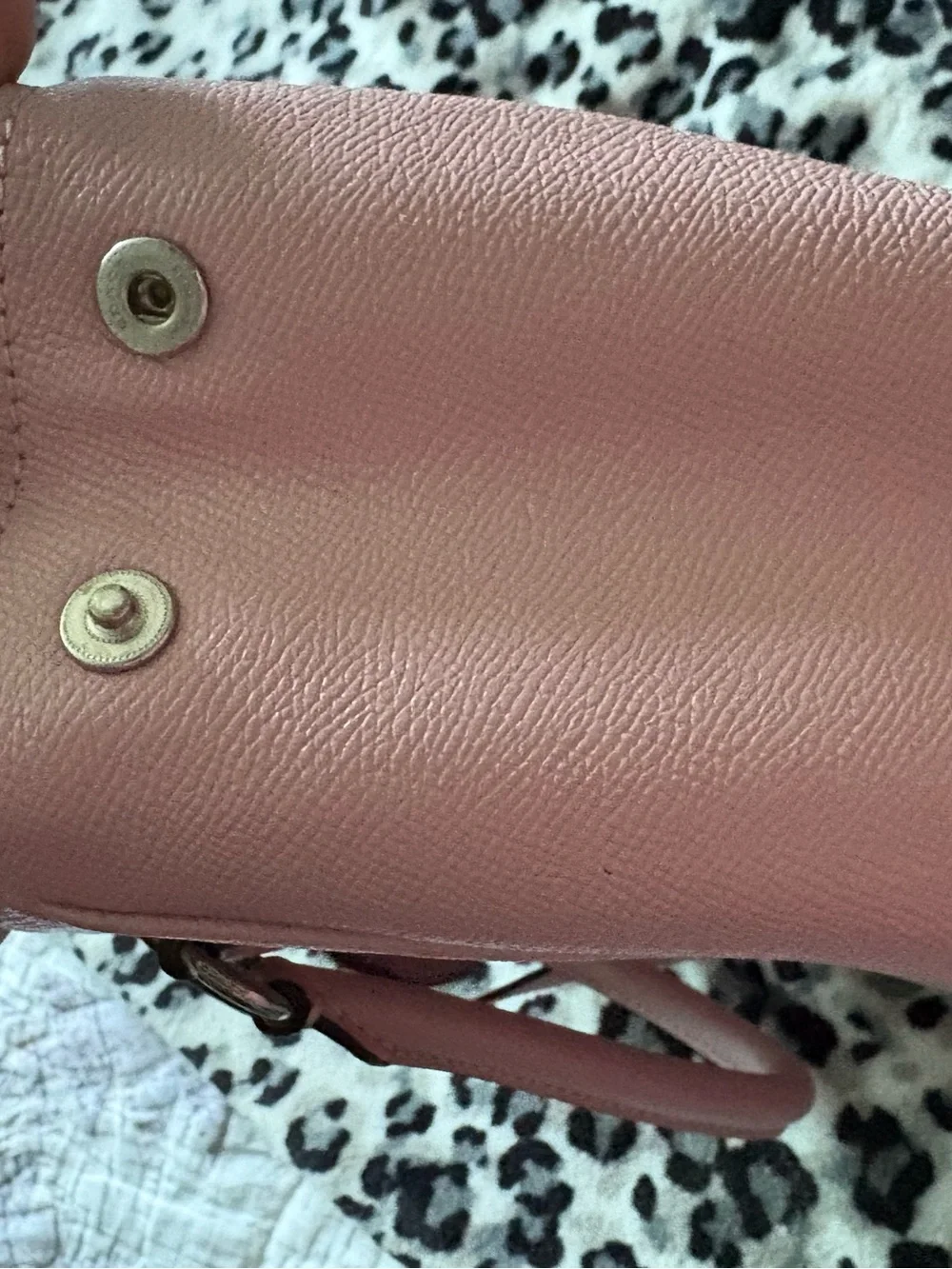 COACH Surrey Carryall in Blush Pink Leather Double-Zip Satchel